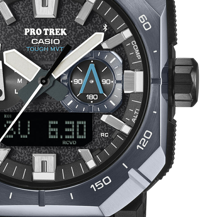 プロトレック クライマーライン ヨセミテ PRW-B1000B-2JF メンズ 電波ソーラー Bluetooth アナデジ クロスバンド ブルー