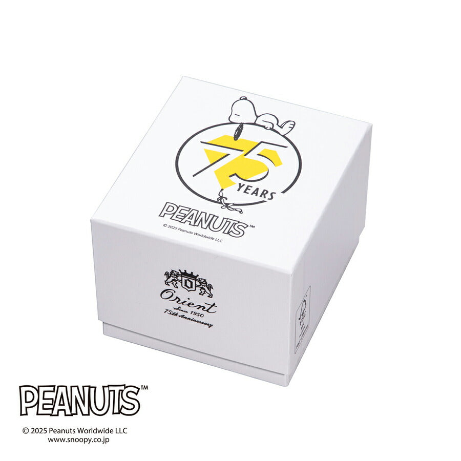 オリエント マコ PEANUTS 75周年記念 コラボレーションモデル スヌーピー RA-AC0Q08S メンズ 機械式 自動巻き 革ベルト