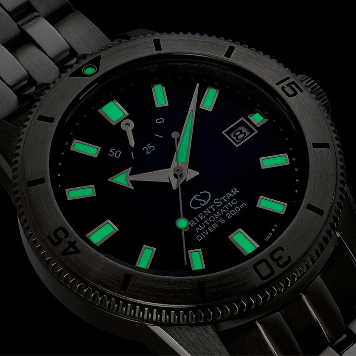 オリエントスター 75周年記念 限定モデル M42 ダイバー 1964 1st エディション F6 デイト 200m RK-AU0503N メンズ 機械式 自動巻き ブルーグレーダイヤル 日本製