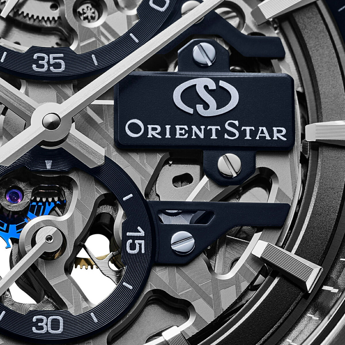 オリエントスター 75周年記念 限定モデル M34 F8 スケルトン ハンド