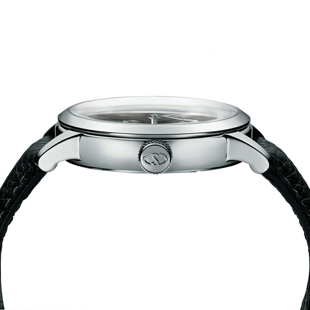 オリエントスター 75周年記念 限定モデル M45 F7 スモールセコンド RK-BS0003N メンズ 機械式 自動巻き グレーダイヤル ブラック 革ベルト 日本製