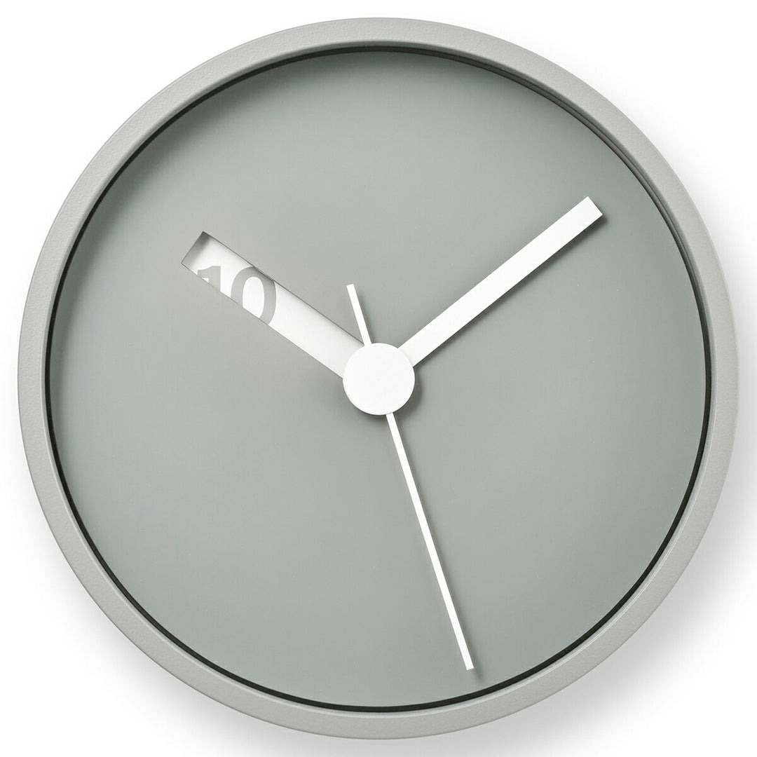 タカタレムノス 掛け時計 デザインオブジェクト エクストラノーマル クロック クオーツ 電池式 掛置兼用 グレー ロス・ミクブライド RM24-07GY