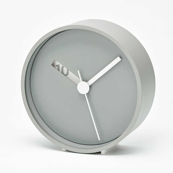 タカタレムノス 掛け時計 デザインオブジェクト エクストラノーマル クロック クオーツ 電池式 掛置兼用 グレー ロス・ミクブライド RM24-07GY