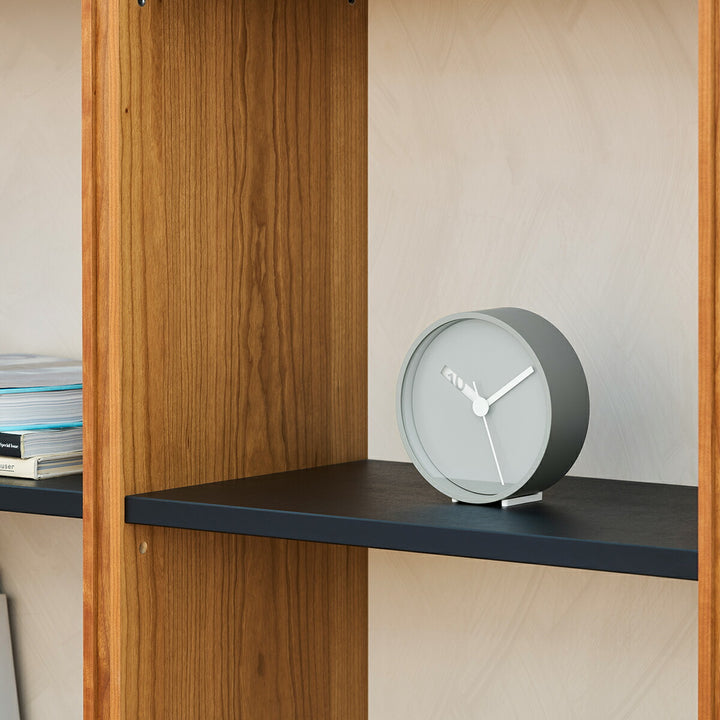 タカタレムノス 掛け時計 デザインオブジェクト エクストラノーマル クロック クオーツ 電池式 掛置兼用 グレー ロス・ミクブライド RM24-07GY