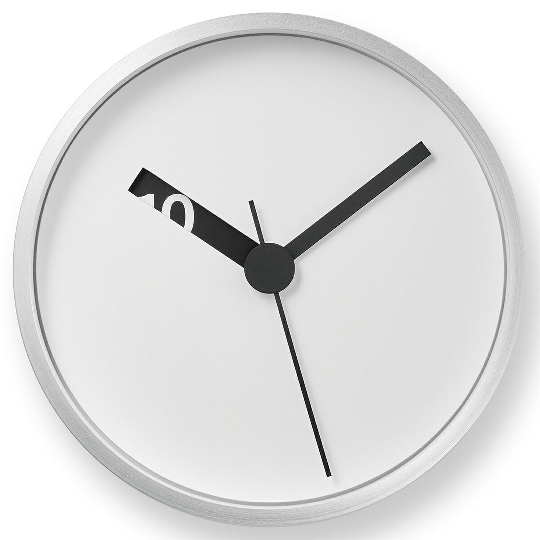 タカタレムノス 掛け時計 デザインオブジェクト エクストラノーマル クロック クオーツ 電池式 掛置兼用 ホワイト ロス・ミクブライド RM24-07WH