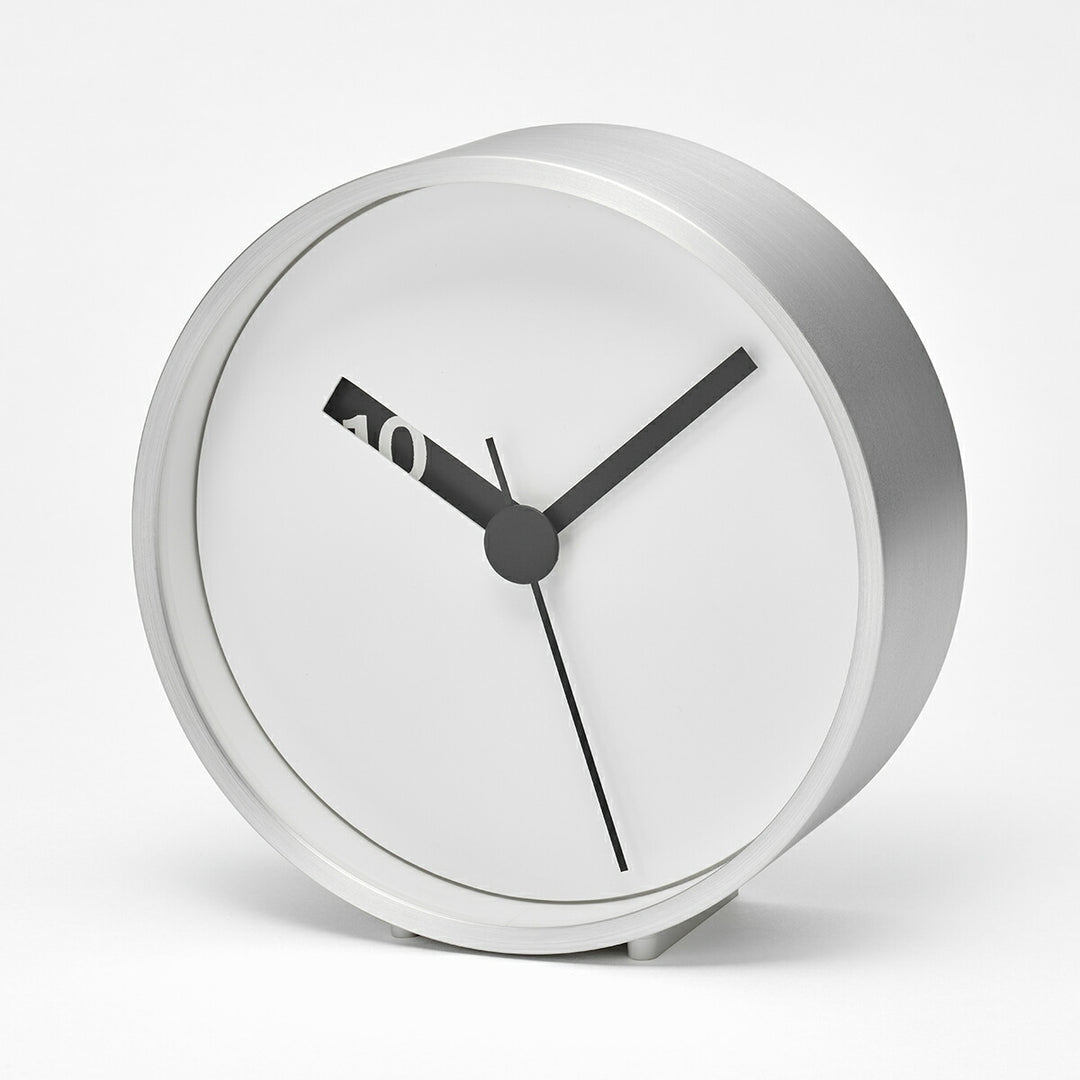 タカタレムノス 掛け時計 デザインオブジェクト エクストラノーマル クロック クオーツ 電池式 掛置兼用 ホワイト ロス・ミクブライド RM24-07WH