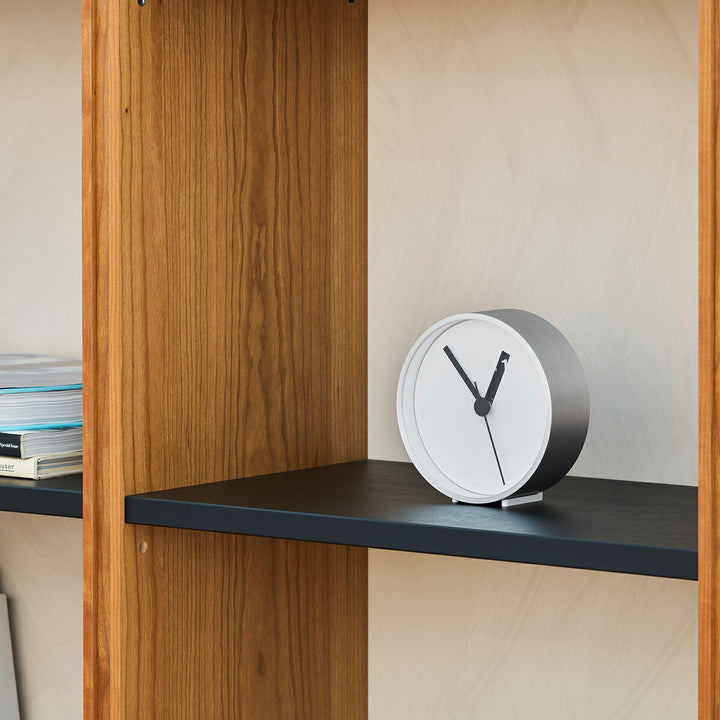 タカタレムノス 掛け時計 デザインオブジェクト エクストラノーマル クロック クオーツ 電池式 掛置兼用 ホワイト ロス・ミクブライド RM24-07WH