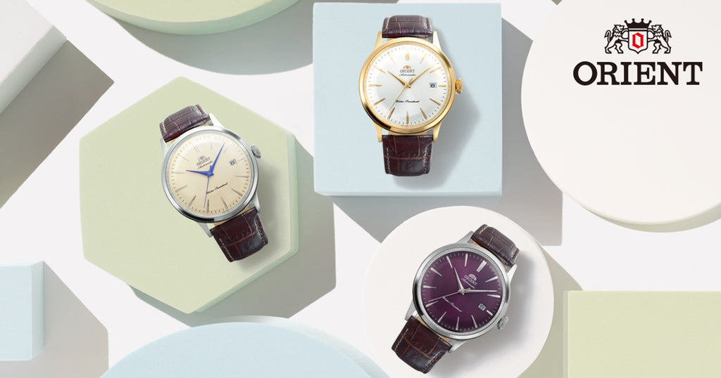 オリエント バンビーノ 3針デイト RN-AC0028S メンズ 機械式 自動巻き ホワイトダイヤル ブラウン 革ベルト