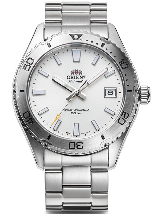 オリエント Orient Mako オリエントマコ 40 コンパクトモデル RN-AC0Q03S メンズ 腕時計 機械式 自動巻き ホワイト