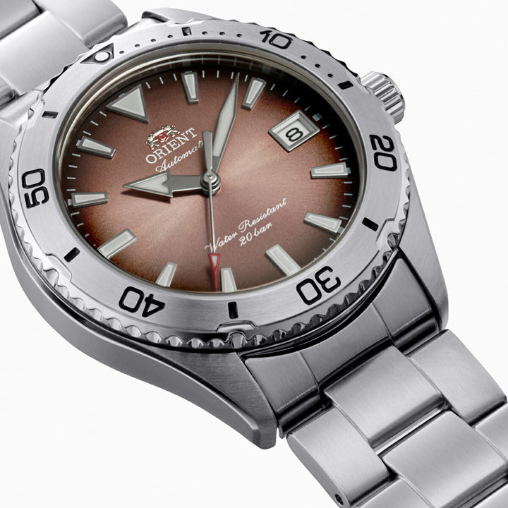 オリエント オリエントマコ 40 2026 春夏 シーズン限定モデル RN-AC0Q17Y メンズ 機械式 自動巻き サンレイ カッパーグラデーションダイヤル
