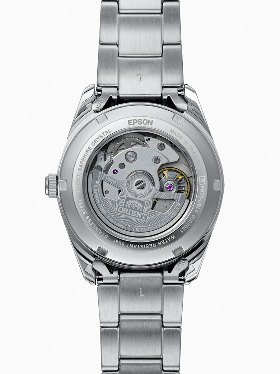 オリエント ストレット デイト 2026 春夏 シーズン限定モデル RN-AC0R05E メンズ 機械式 自動巻き グリーン