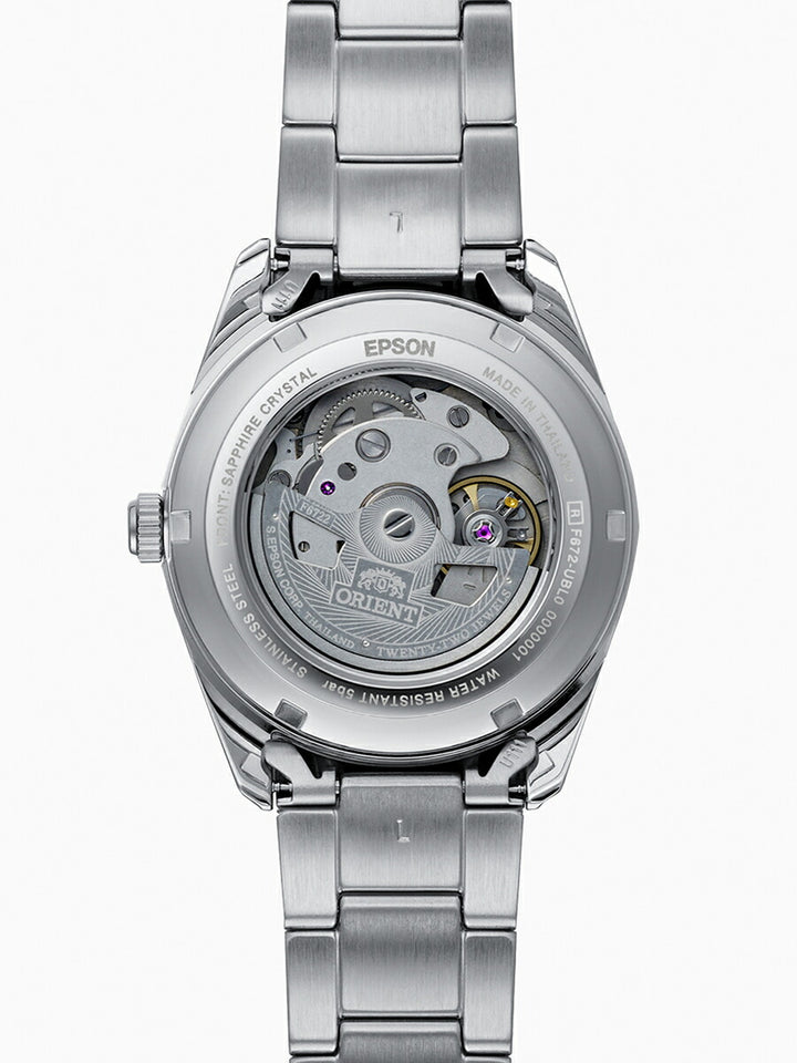 オリエント ストレット デイト 2026 春夏 シーズン限定モデル RN-AC0R08Y メンズ 機械式 自動巻き オレンジ