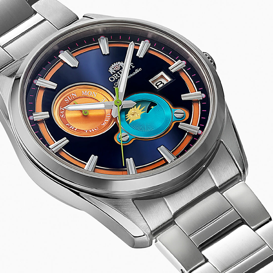 オリエント ストレット サン&ムーン 2026 春夏 シーズン限定モデル RN-AK0316L メンズ 機械式 自動巻き マルチカラー