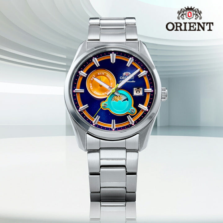 オリエント ストレット サン&ムーン 2026 春夏 シーズン限定モデル RN-AK0316L メンズ 機械式 自動巻き マルチカラー