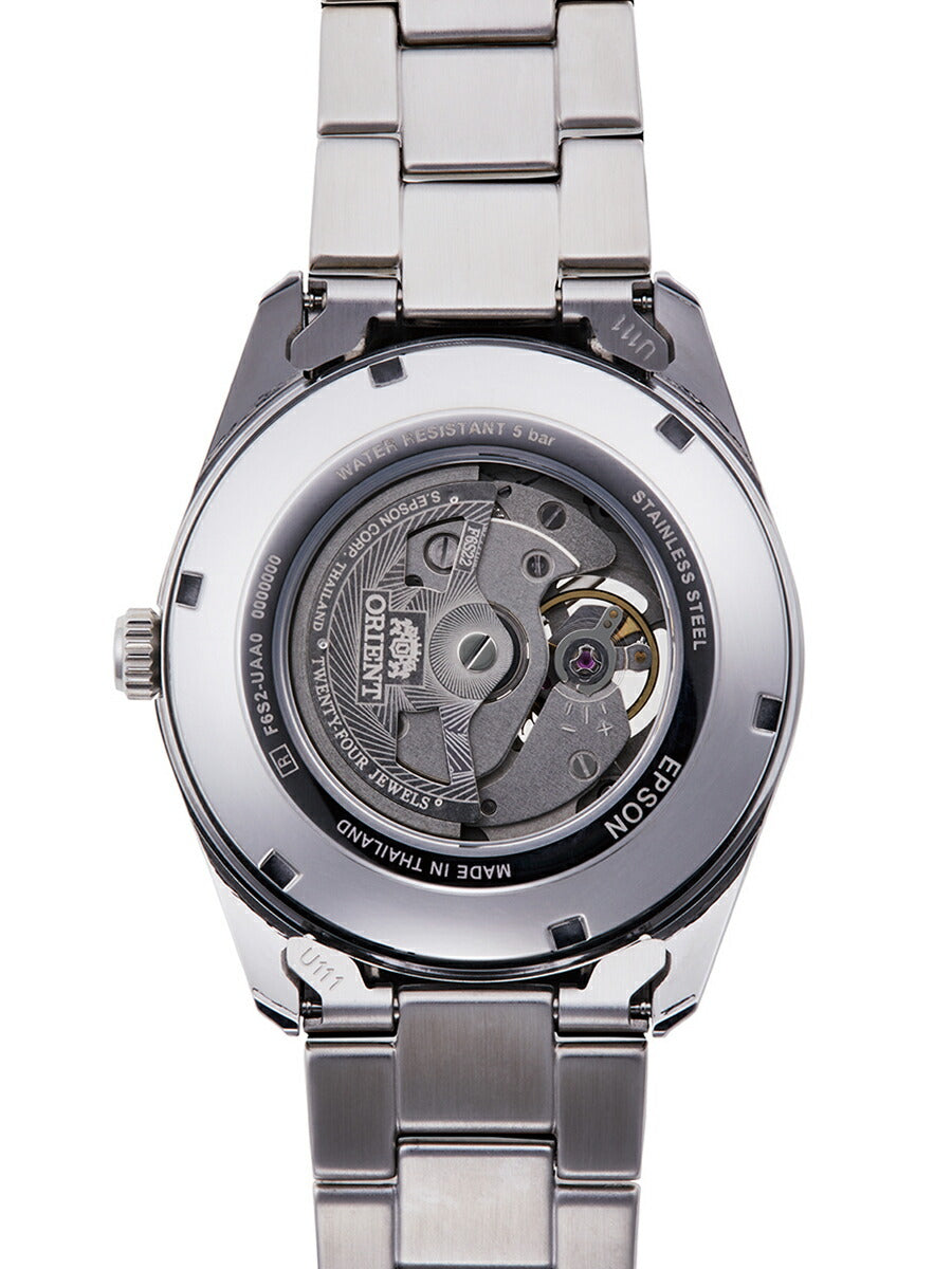 オリエント コンテンポラリー セミスケルトン RN-AR0002L メンズ 機械式 自動巻き ネイビーダイヤル