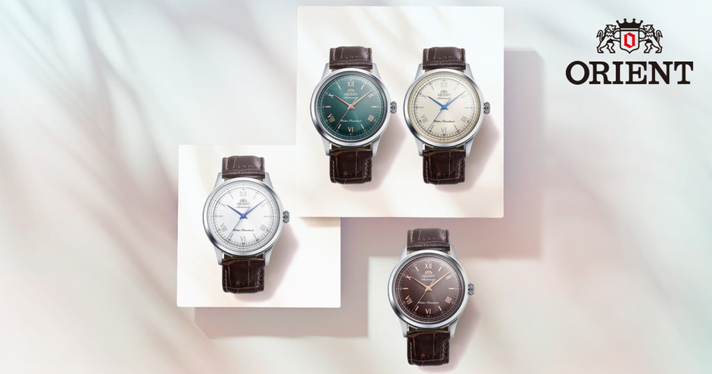 オリエント バンビーノ 38 3針モデル RN-BB0004Y メンズ 機械式 自動巻き ブラウンダイヤル 革ベルト