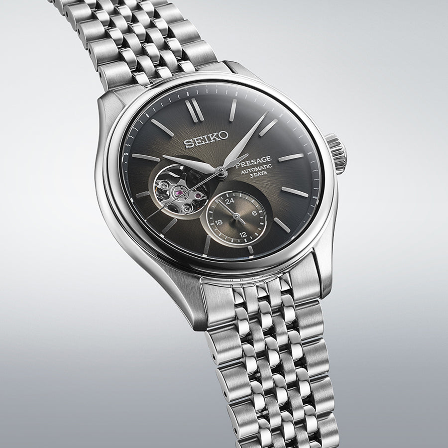 【美品】セイコー　プレサージュ4R38　自動巻き　オープンハート 楽天市場】内部点検済 SEIKO セイコー ルキア メカニカル 5周年
