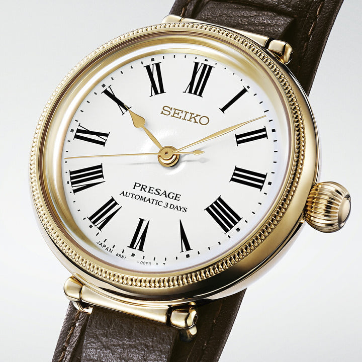 セイコー プレザージュ クラシックシリーズ セイコー創業145周年記念 限定モデル SARX136 メンズ メカニカル 自動巻き 琺瑯ダイヤル 革ベルト