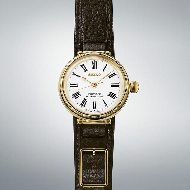 セイコー プレザージュ クラシックシリーズ セイコー創業145周年記念 限定モデル SARX136 メンズ メカニカル 自動巻き 琺瑯ダイヤル 革ベルト