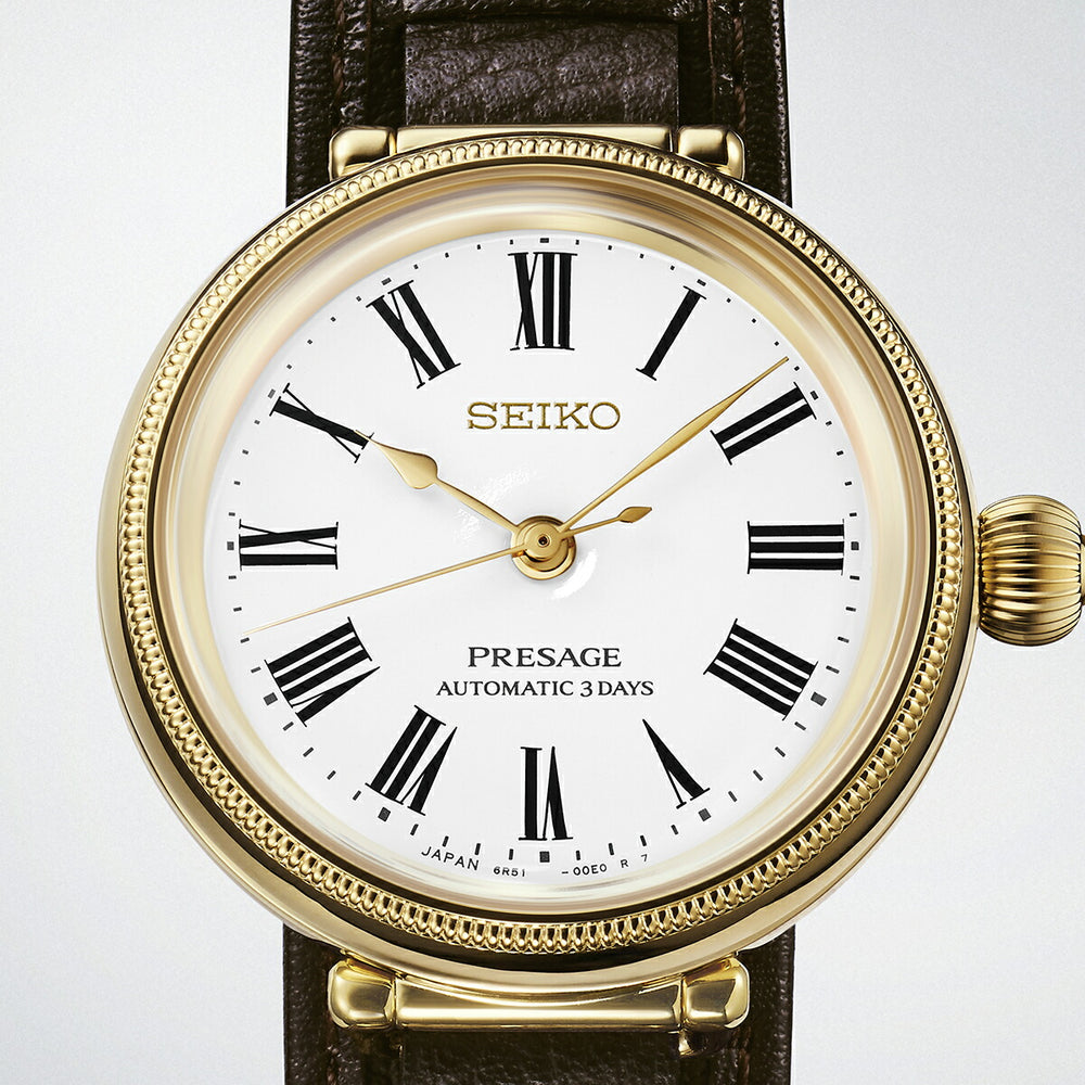 セイコー プレザージュ クラシックシリーズ セイコー創業145周年記念 限定モデル SARX136 メンズ メカニカル 自動巻き 琺瑯ダイヤル 革ベルト