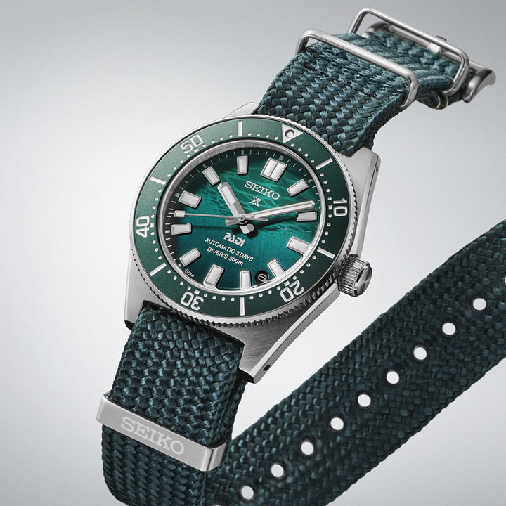 セイコー プロスペックス ダイバーズ 1965 ヘリテージ PADI スペシャルエディション SBDC205 メンズ 機械式 エメラルドグリーン