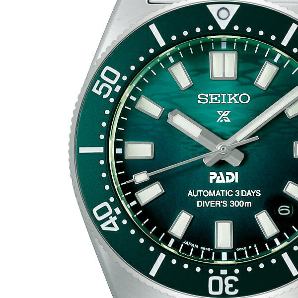 セイコー プロスペックス ダイバーズ 1965 ヘリテージ PADI スペシャルエディション SBDC205 メンズ 機械式 エメラルドグリーン