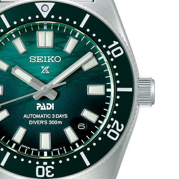 セイコー プロスペックス ダイバーズ 1965 ヘリテージ PADI スペシャルエディション SBDC205 メンズ 機械式 エメラルドグリーン