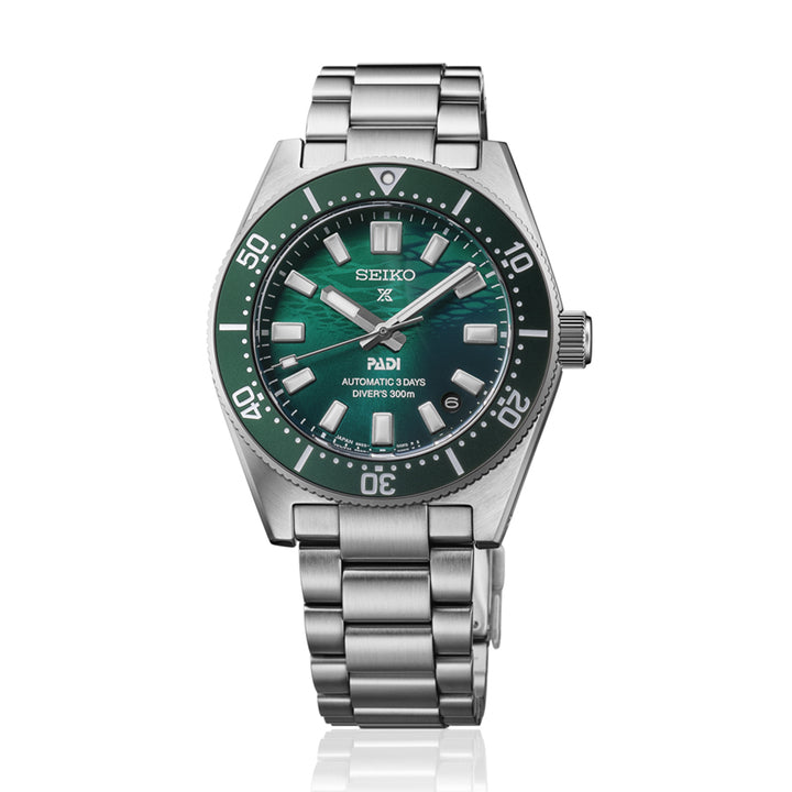 セイコー プロスペックス ダイバーズ 1965 ヘリテージ PADI スペシャルエディション SBDC205 メンズ 機械式 エメラルドグリーン