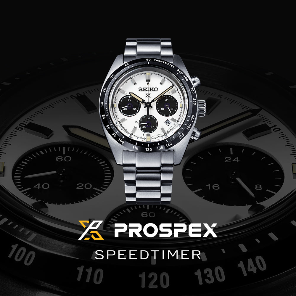 セイコー プロスペックス SPEEDTIMER スピードタイマー ソーラークロノグラフ SBDL085 メンズ 腕時計 ホワイト 日本製 パンダ 雑誌掲載