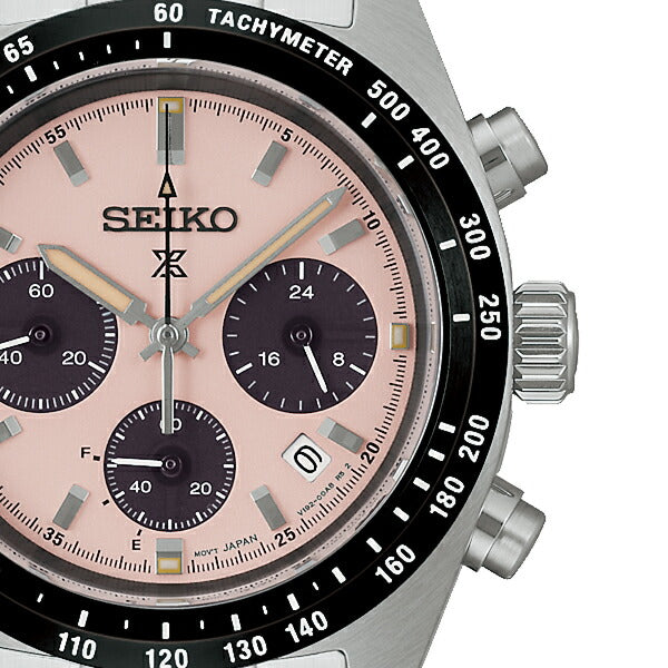 セイコー プロスペックス スピードタイマー ソーラークロノグラフ SBDL127 メンズ クラシックローズダイヤル