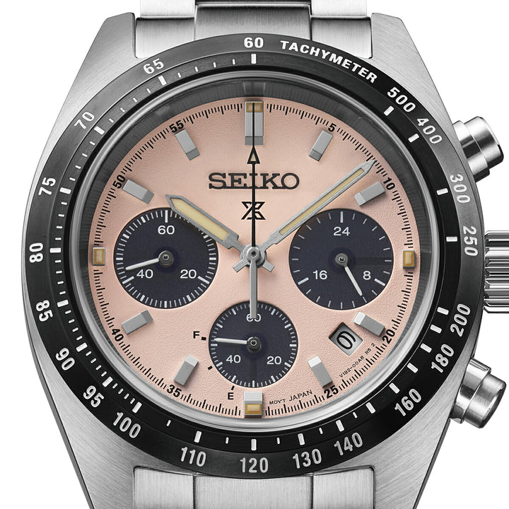 セイコー プロスペックス スピードタイマー ソーラークロノグラフ SBDL127 メンズ クラシックローズダイヤル