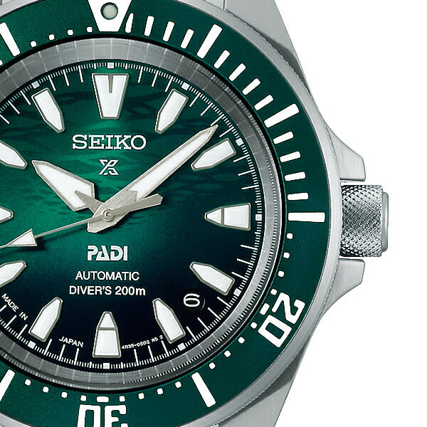 セイコー プロスペックス サムライ PADI スペシャルエディション SBDY135 メンズ 機械式 ダイバーズ エメラルドグリーン