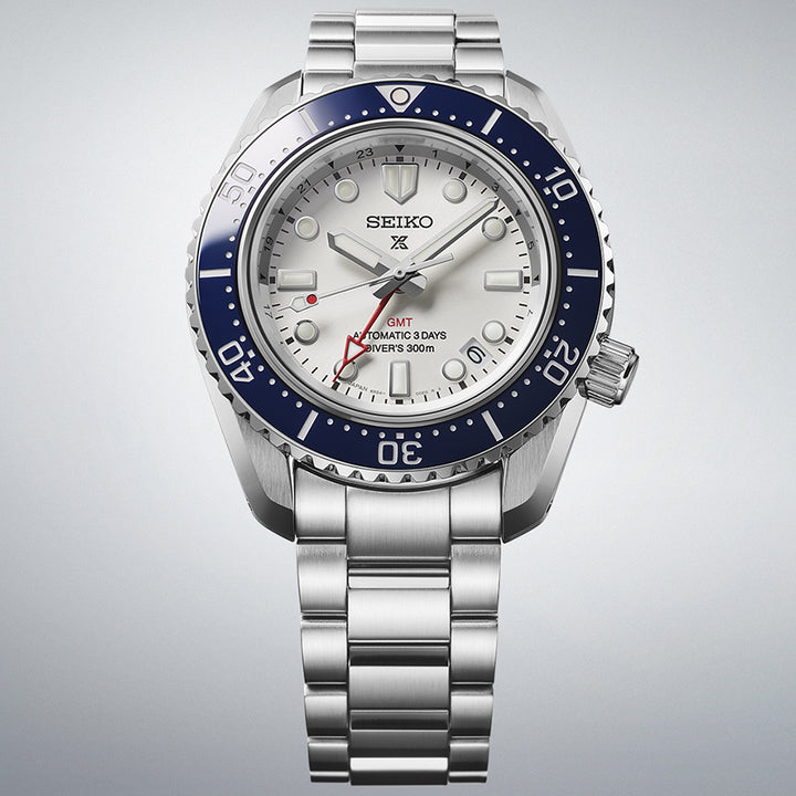 セイコー プロスペックス メカニカルダイバーズ 1968 ヘリテージ GMT SBEJ029 メンズ 機械式 ホワイトダイヤル