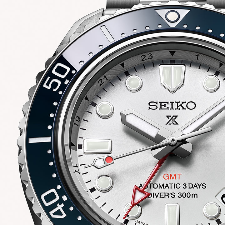 セイコー プロスペックス メカニカルダイバーズ 1968 ヘリテージ GMT SBEJ029 メンズ 機械式 ホワイトダイヤル