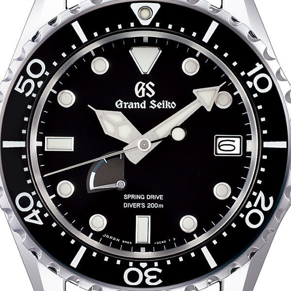 グランドセイコー マスターショップ専用モデル スプリングドライブ ダイバーズ SBGA461 メンズ 腕時計 ブラックダイヤル 200m潜水用防水