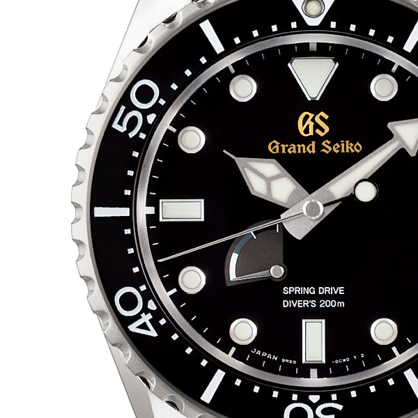 グランドセイコー マスターショップ専用モデル スプリングドライブ ダイバーズ SBGA463 メンズ 腕時計 ブラックダイヤル ブライトチタン 200m潜水用防水