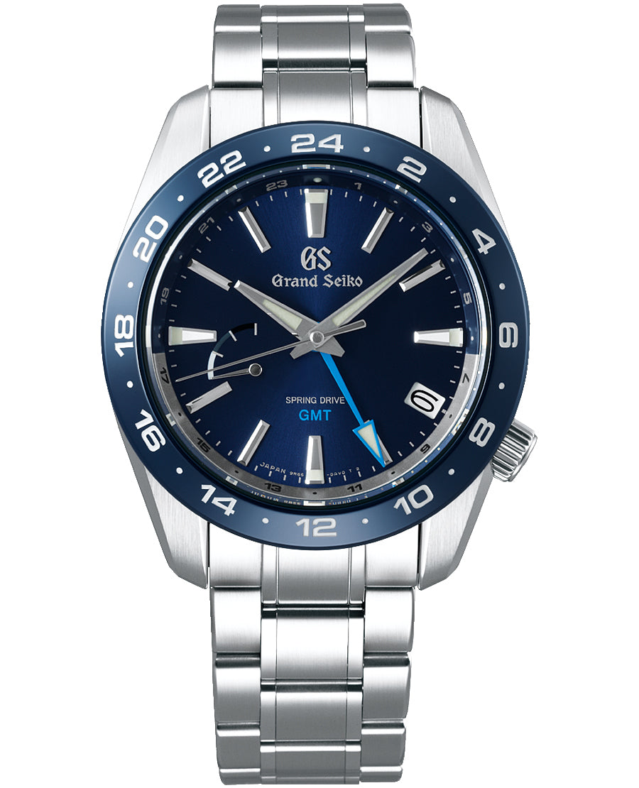 グランドセイコー 9R スプリングドライブ GMT SBGE253 メンズ ブラック