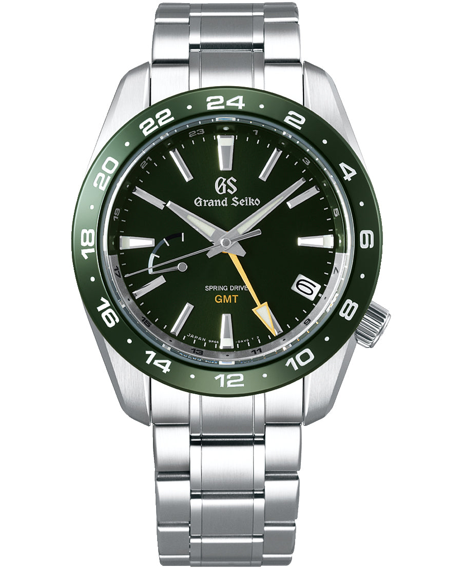 グランドセイコー 9R スプリングドライブ GMT SBGE253 メンズ ブラック