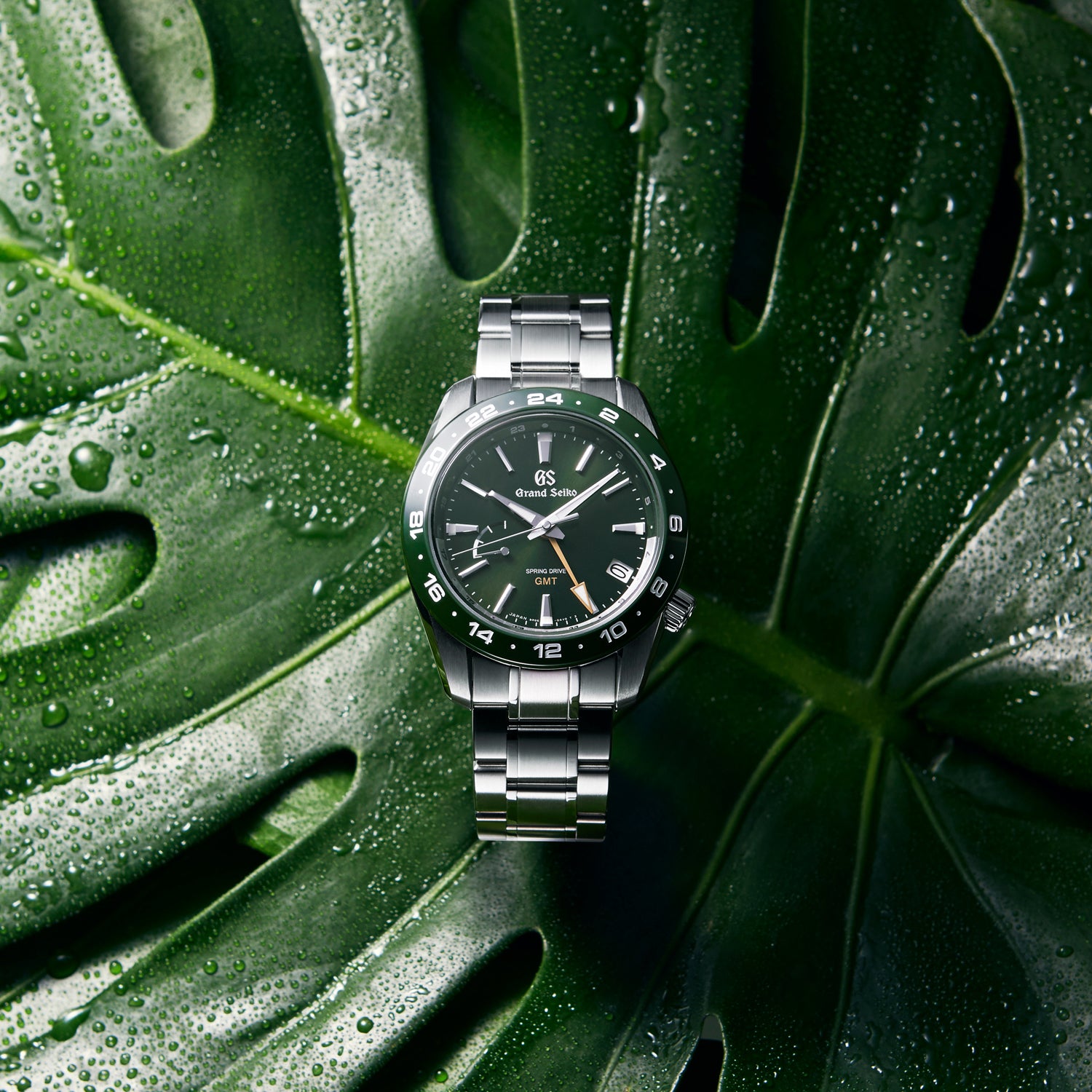 グランドセイコー 9R スプリングドライブ GMT SBGE257 メンズ グリーン