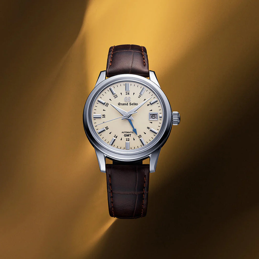 グランドセイコー メカニカル 9S GMT メンズ SBGM221 アイボリー 革