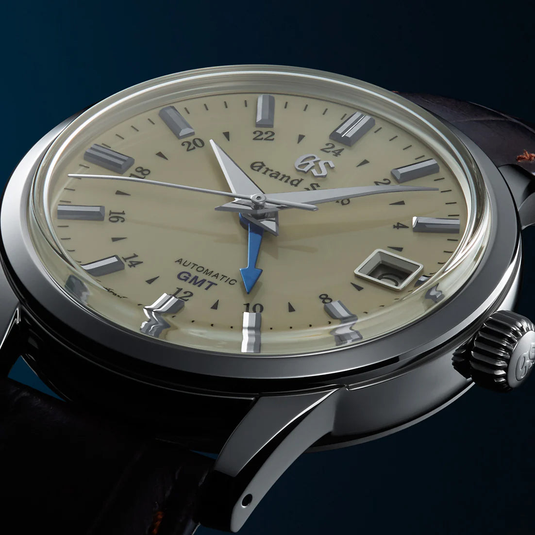 グランドセイコー メカニカル 9S GMT メンズ SBGM221 アイボリー 革