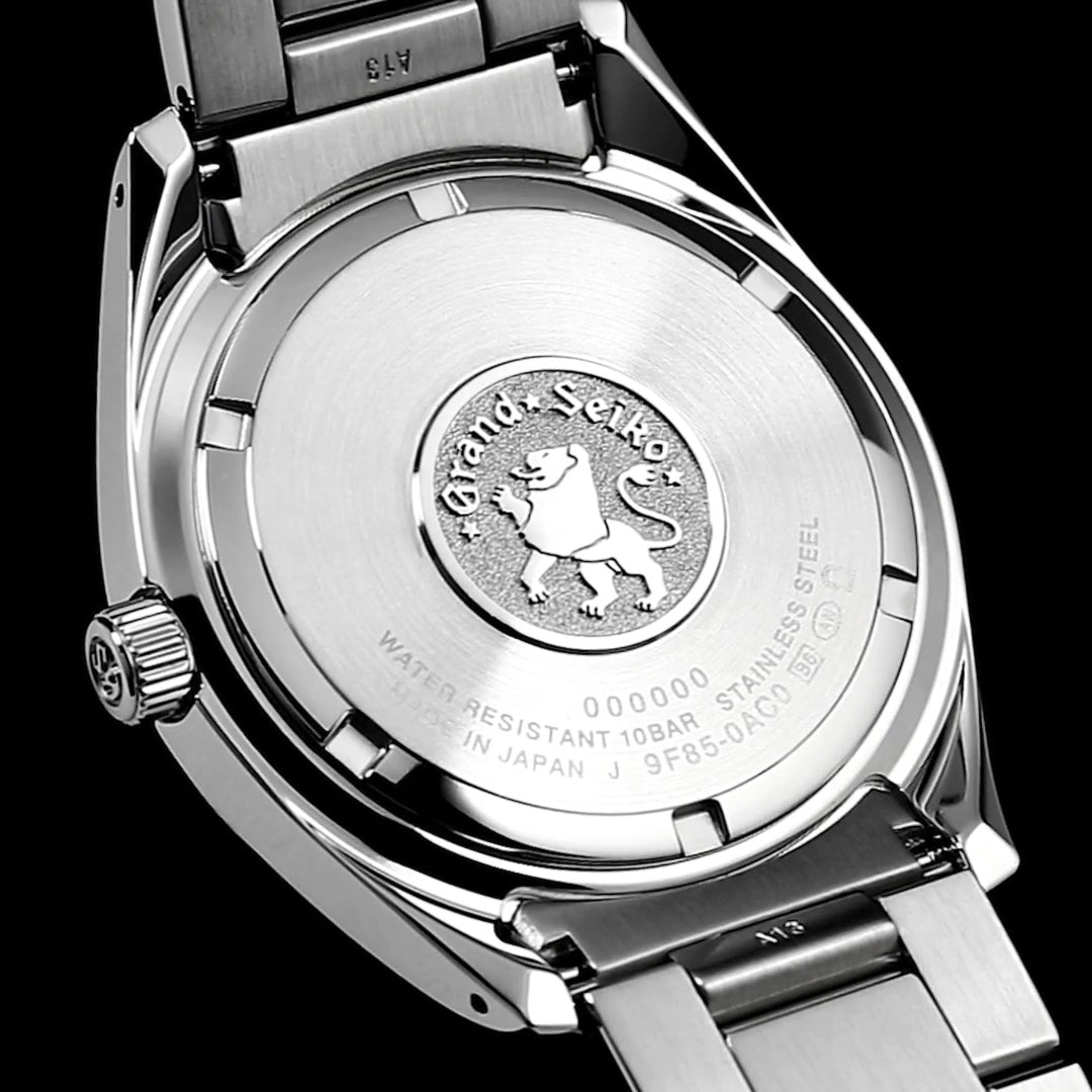 グランドセイコー クオーツ 9F メンズ SBGP011 ブラック メタルベルト スクリューバック 時差修正機能 9F85