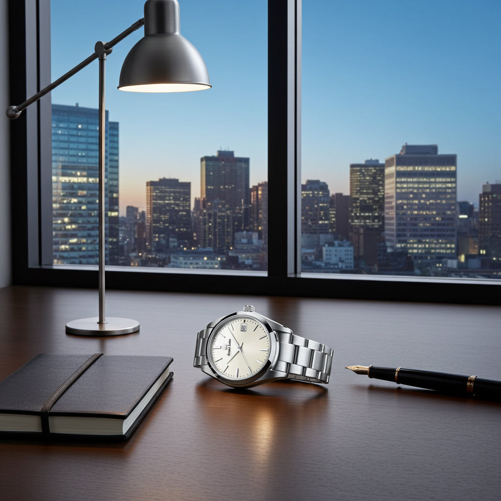 グランドセイコー クオーツ 9F メンズ SBGX263 アイボリー メタル