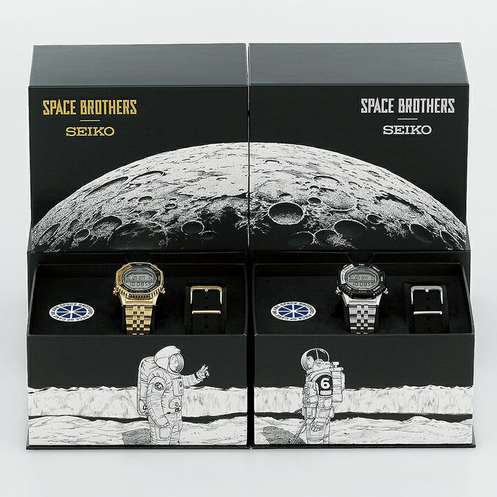 セイコー セレクション Sシリーズ 宇宙兄弟 コラボレーション限定モデル ムッタ 南波六太 SBJG023 メンズ クオーツ 電池式 デジタル シルバー
