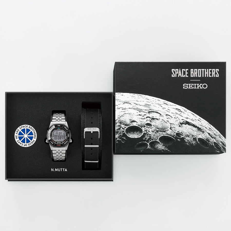 セイコー セレクション Sシリーズ 宇宙兄弟 コラボレーション限定モデル ムッタ 南波六太 SBJG023 メンズ クオーツ 電池式 デジタル シルバー