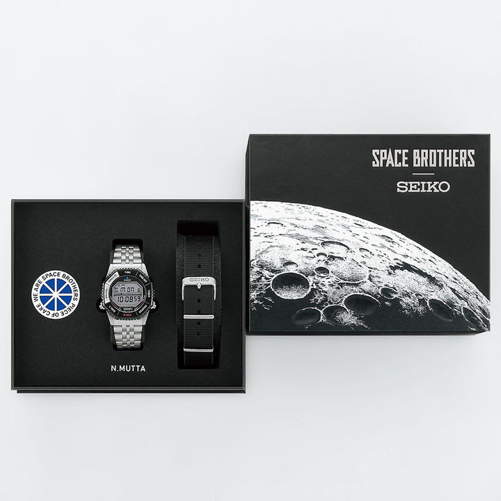 セイコー セレクション Sシリーズ 宇宙兄弟 コラボレーション限定モデル ムッタ 南波六太 SBJG023 メンズ クオーツ 電池式 デジタル シルバー
