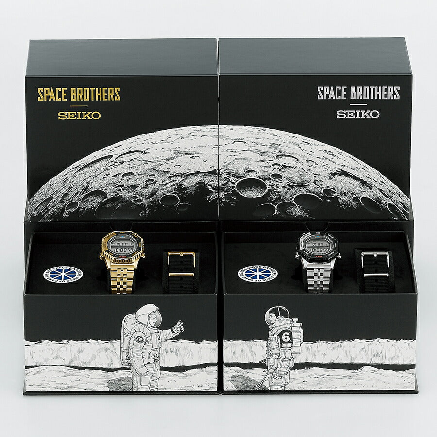 セイコー セレクション Sシリーズ 宇宙兄弟 コラボレーション限定モデル ヒビト 南波日々人 SBJG024 メンズ クオーツ 電池式 デジタル ゴールド