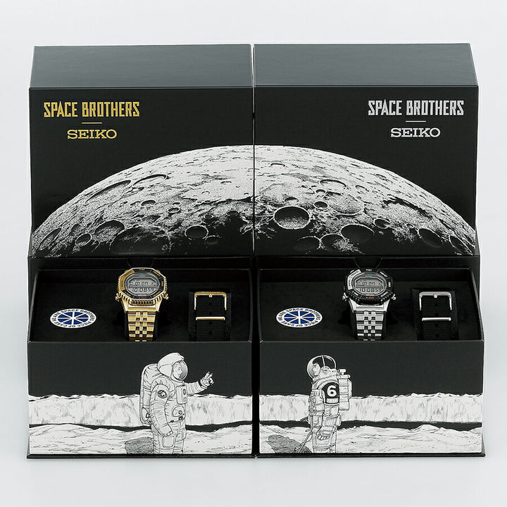 セイコー セレクション Sシリーズ 宇宙兄弟 コラボレーション限定モデル ヒビト 南波日々人 SBJG024 メンズ クオーツ 電池式 デジタル ゴールド