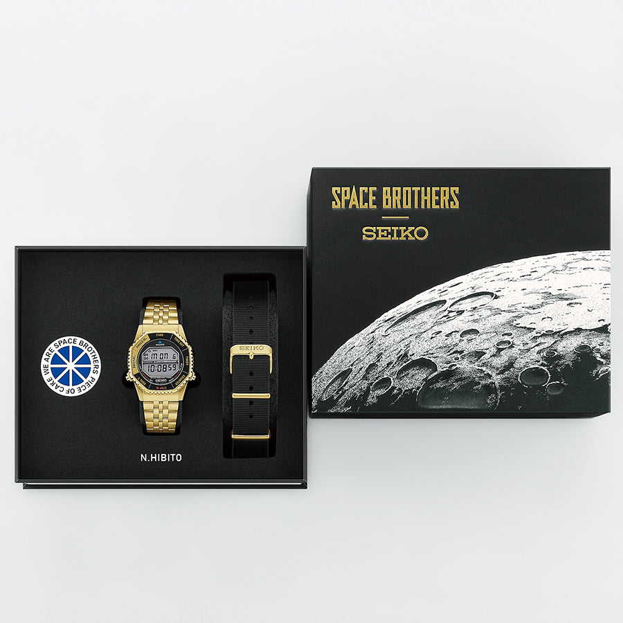 セイコー セレクション Sシリーズ 宇宙兄弟 コラボレーション限定モデル ヒビト 南波日々人 SBJG024 メンズ クオーツ 電池式 デジタル ゴールド