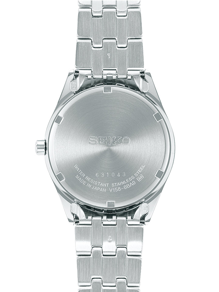 セイコー セレクション スピリット メンズ ソーラー ブラック メタルベルト ペアモデル SBPX083